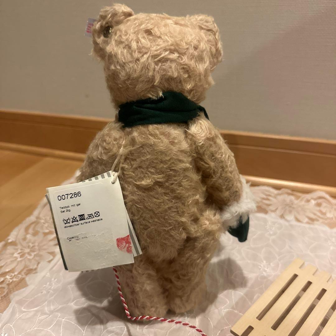 シュタイフ　Steiff テディベアとハリネズミ