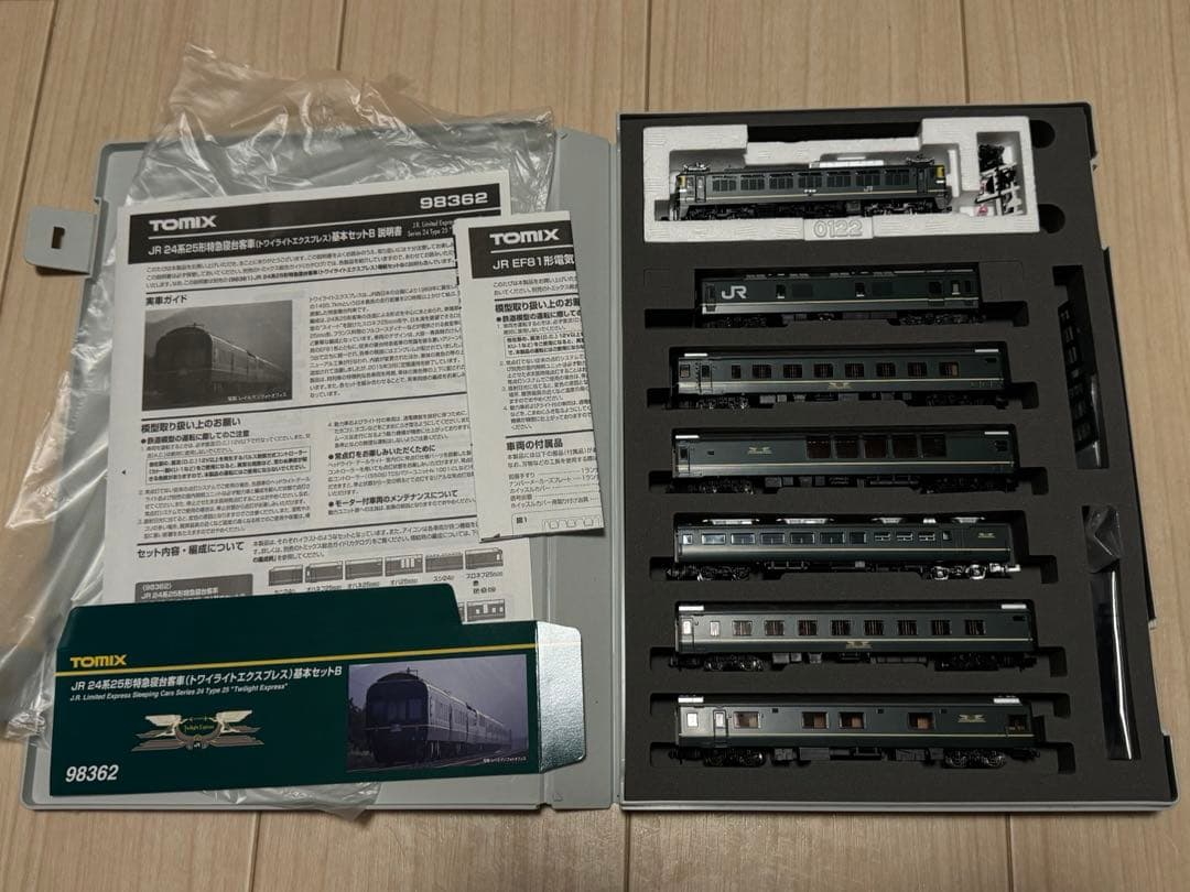 TOMIX EF81+24系 トワイライトエクスプレス 6両セット