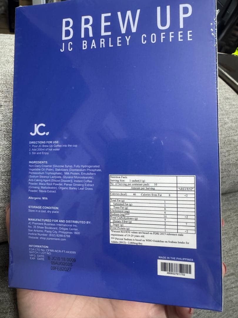 コーヒー JC Barley Coffee Brew Up (1x10 Stick)x4