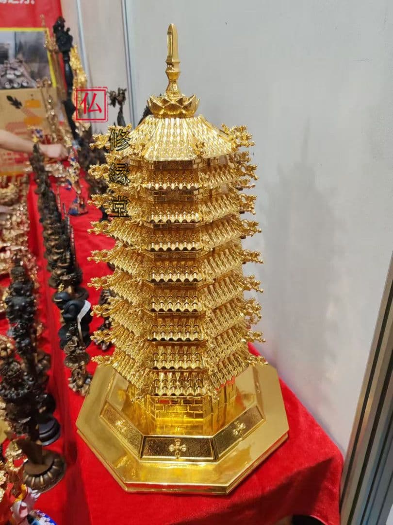 【修縁堂】密教法具 寺院用仏具 金剛王塔 仏教法具