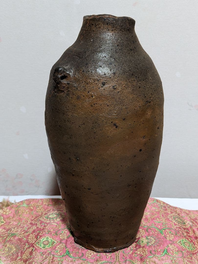 ♦珍物！時代物【在銘 古い焼締め】備前焼？コレクション 骨董品 アンティーク