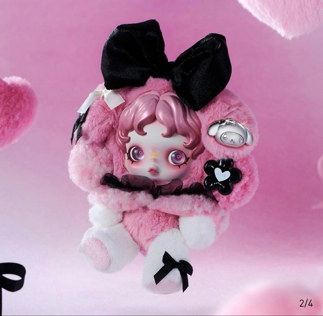 【新品未使用】SKULLPANDA マイメロ クロミ ぬいぐるみペンダント 2個