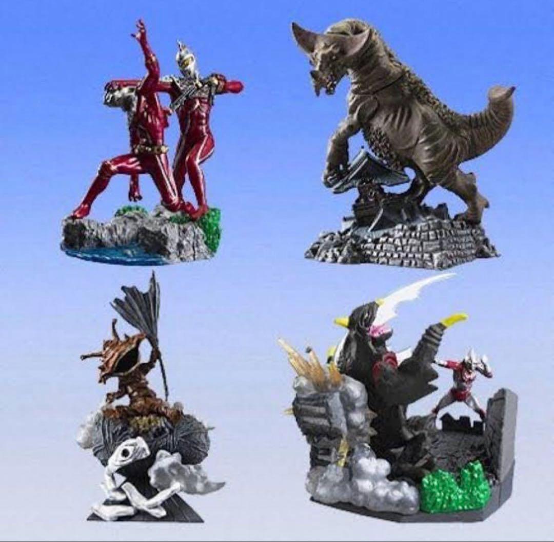 HGシリーズ　ウルトラマンイマジネイションpart4 全4種 コンプリートセット