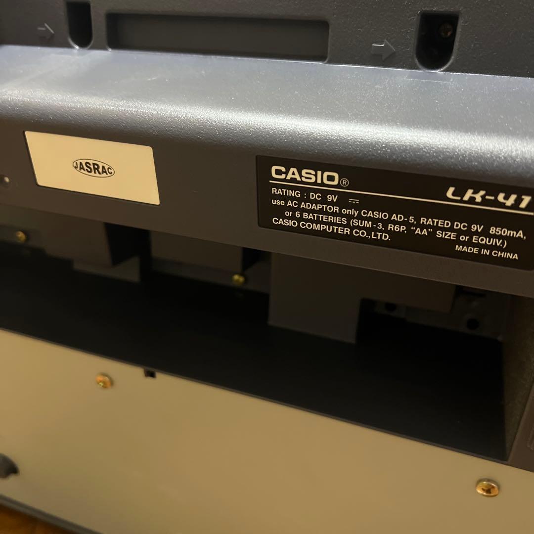 カシオ　CASIO 電子キーボード 電子ピアノ LK-41 ヒカリナビゲーション