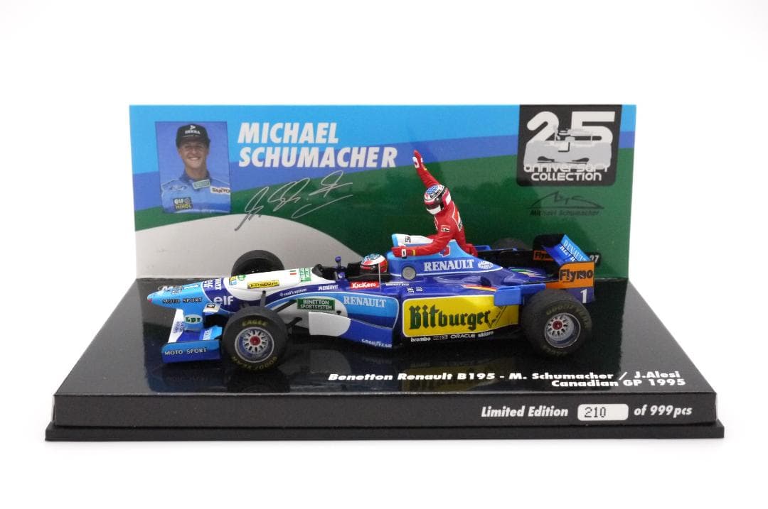 1/43 ベネトン B195 Alesi Taxi マルボロ M.シューマッハ