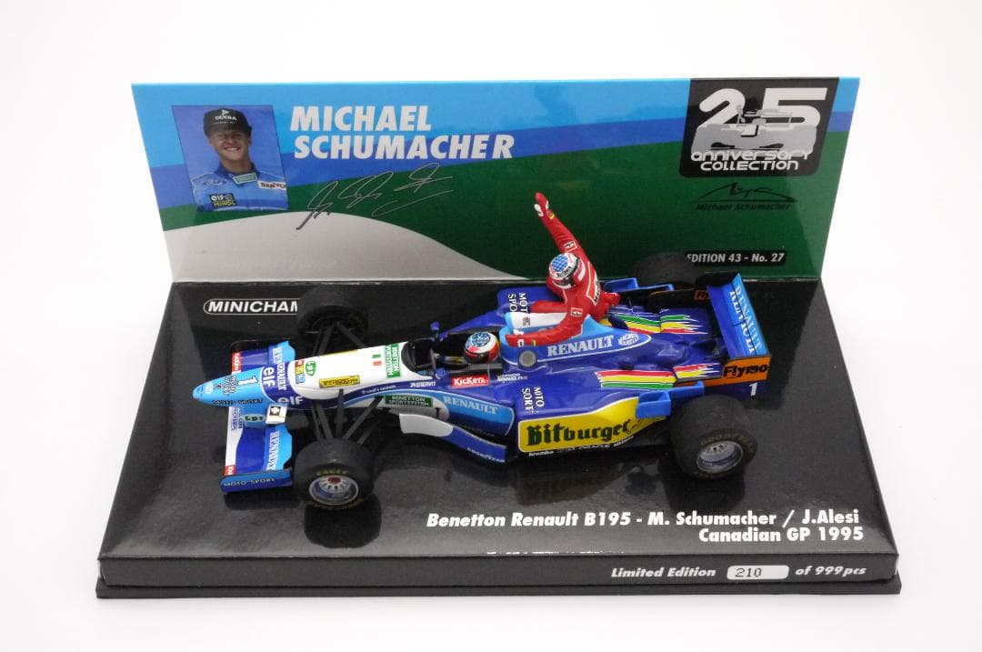 1/43 ベネトン B195 Alesi Taxi マルボロ M.シューマッハ