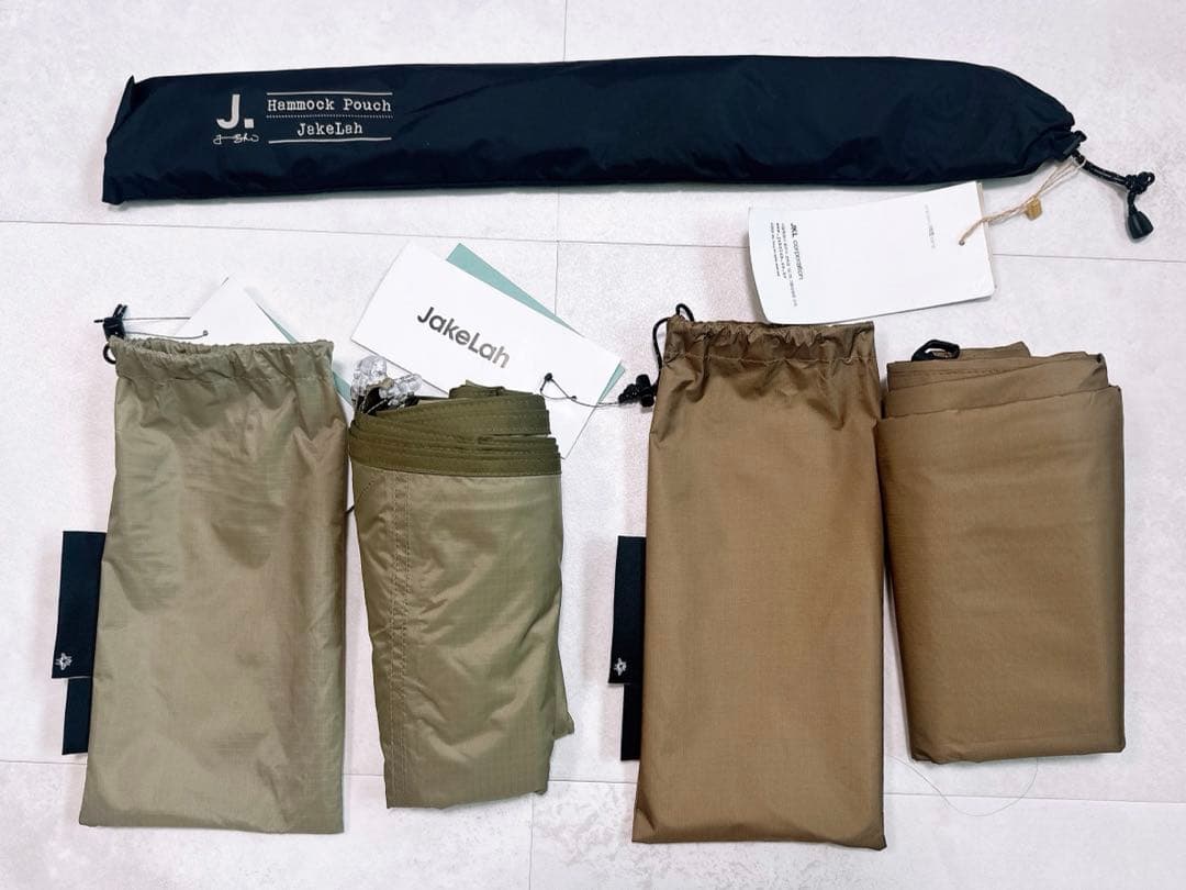 JakeLahコットテント j.cot 190 + 付属品3点セット