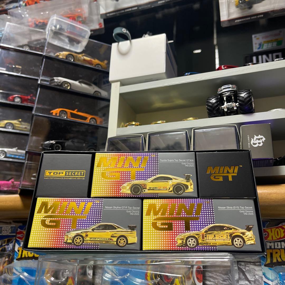 MINI GT 2025東京オートサロン限定トップシークレットゴールド3台セット
