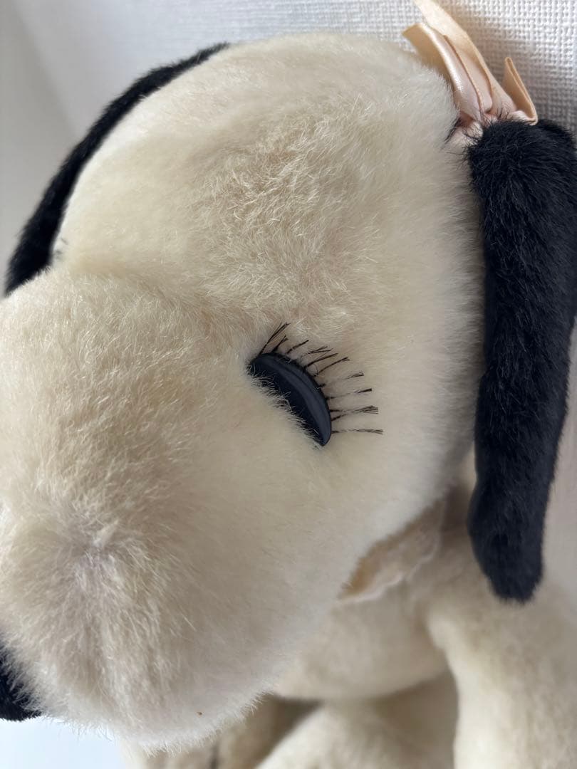 ベルちゃん　スヌーピー　ぬいぐるみ　ピーナッツ　平成レトロ　当時　レア　まつげ