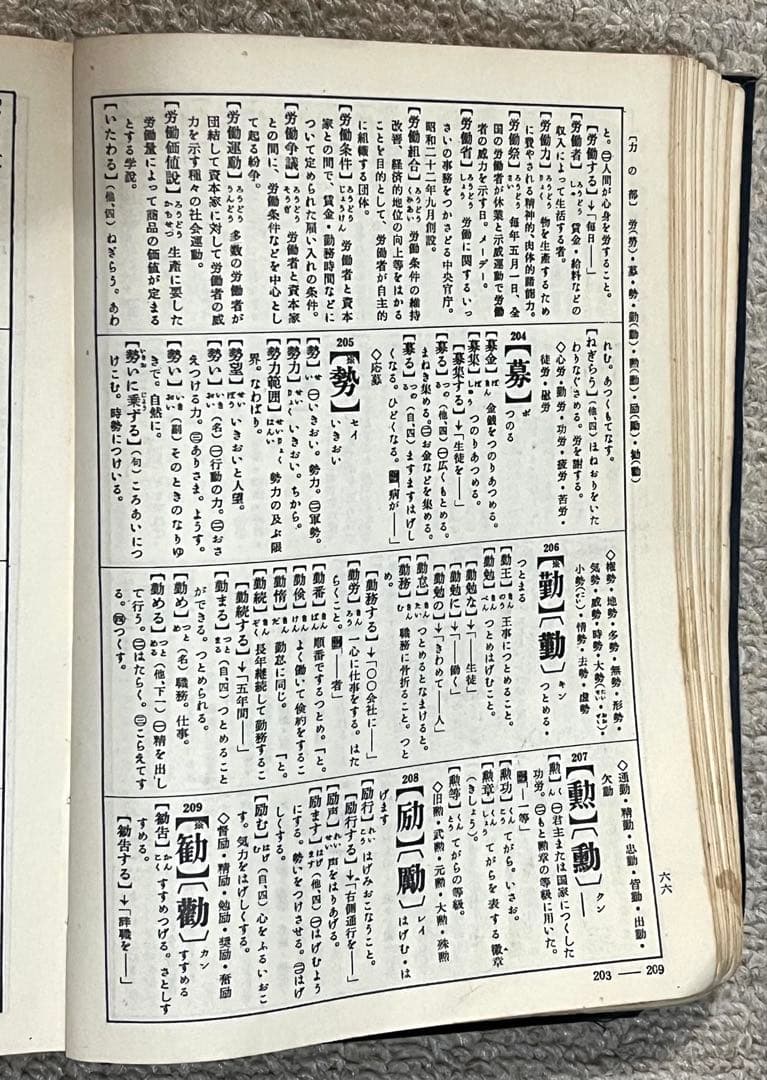昭和25年　古い当用漢字辞典