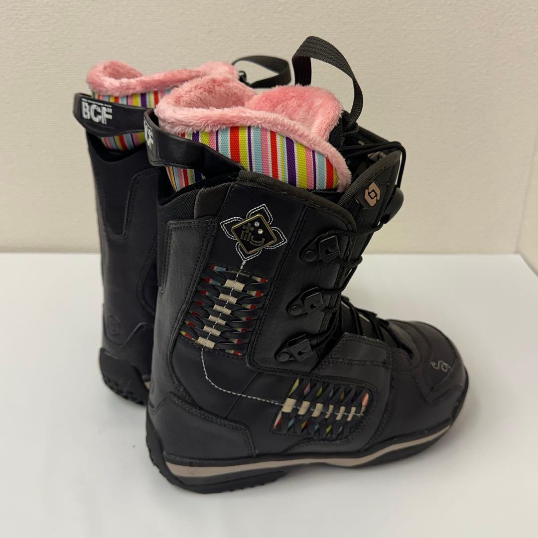 SALOMON レディーススノーボードブーツ 23.0cm ダークブラウン