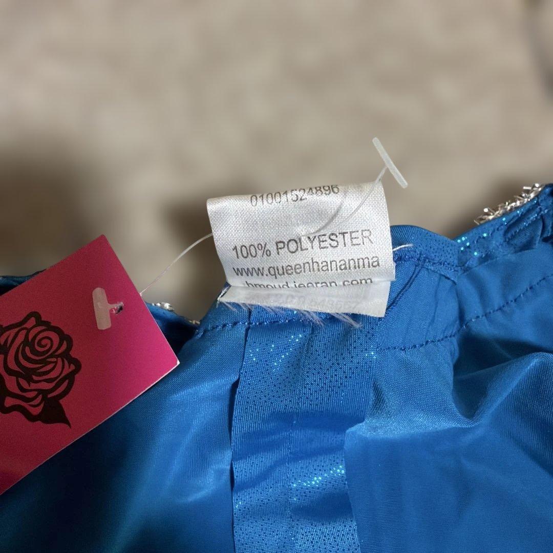 フラダンス用ドレス(ムームー) 青