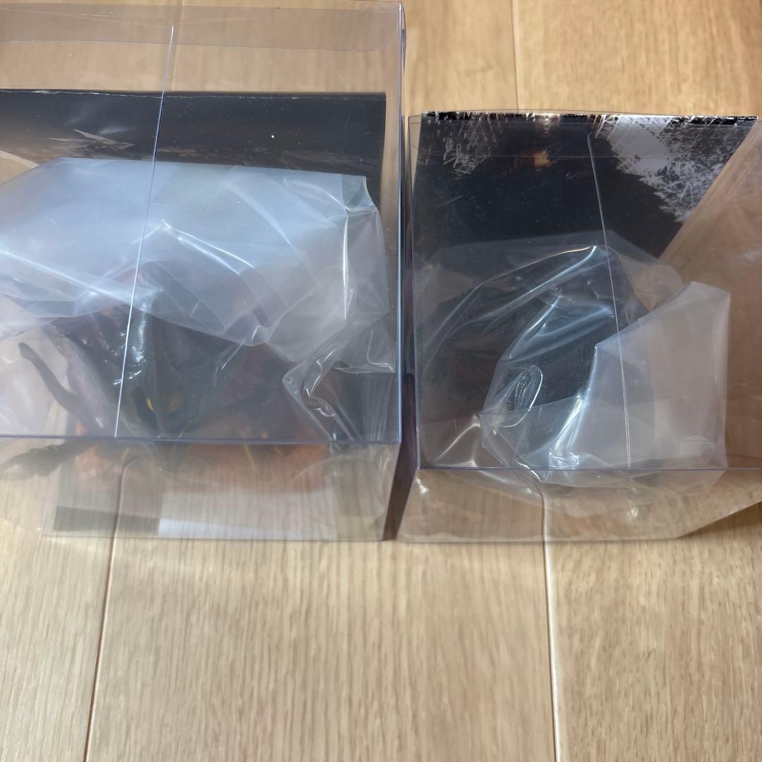 シカルナ工房 CUBE イリス&ガメラ 京都決戦ver. 台座付 炎上カラー2体