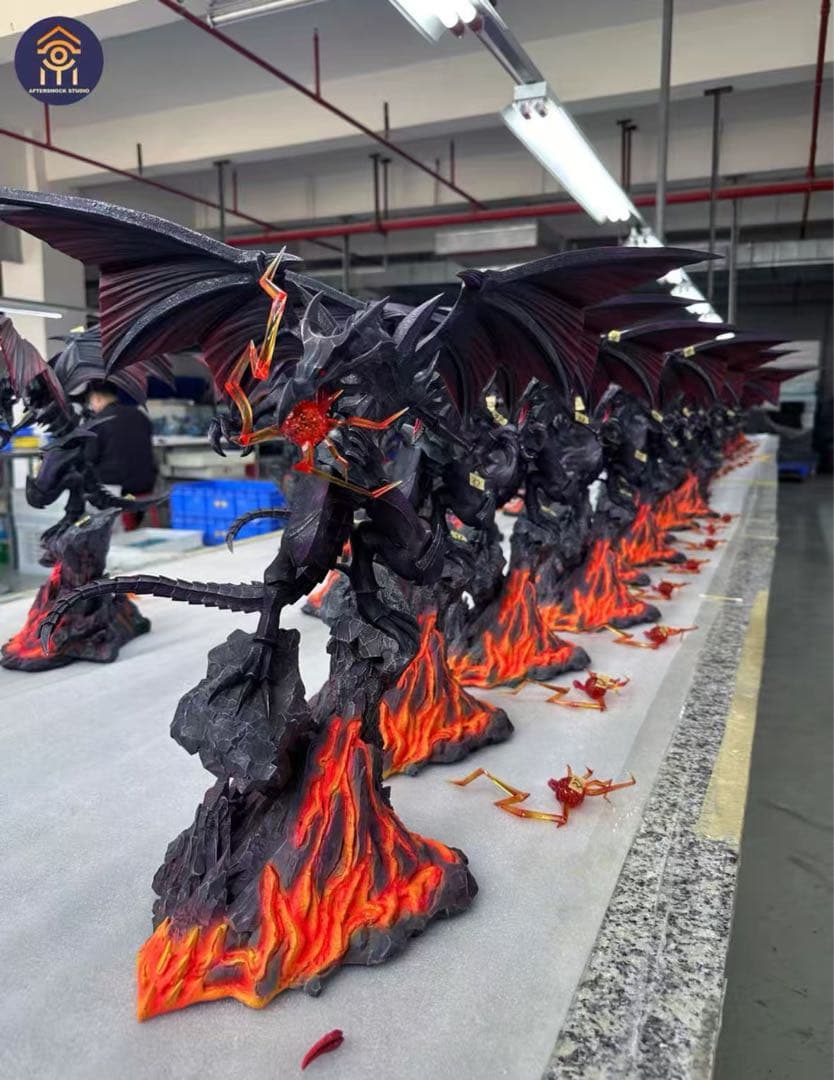 遊戯王 真紅眼の黒竜 ガレージキット ガレキ スタチュー ①