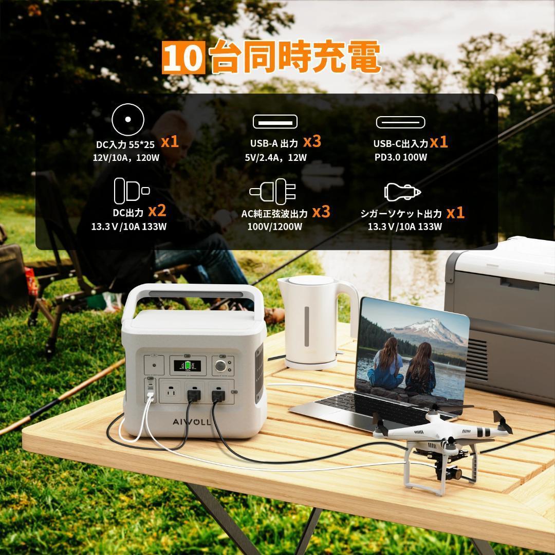 AIWOLL ポータブル電源 1531Wh