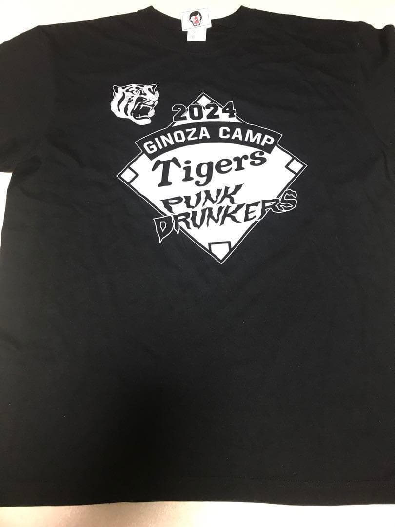 punkdrunkers XL パンクドランカーズ 阪神タイガース tee 黒