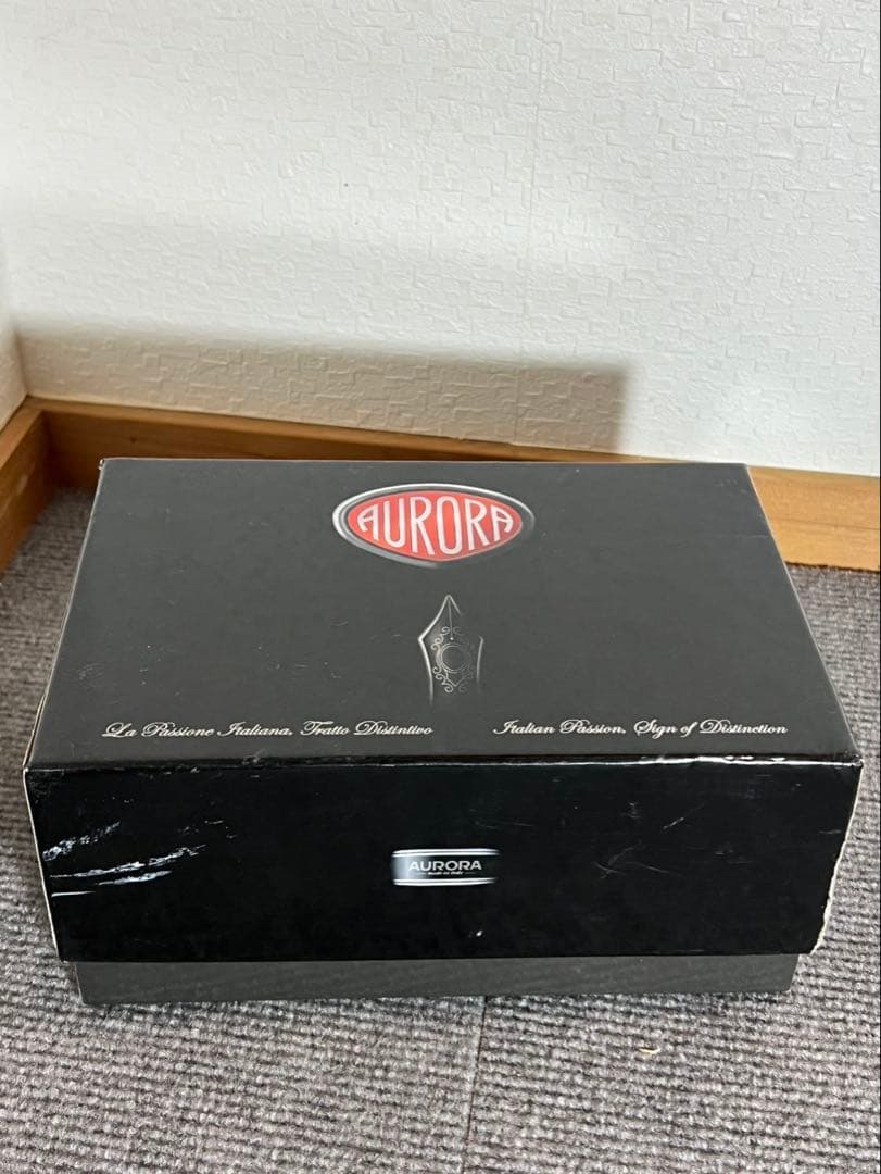 AURORA アウロラ　マーブル万年筆 専用ケース付き　金18K 高級万年筆