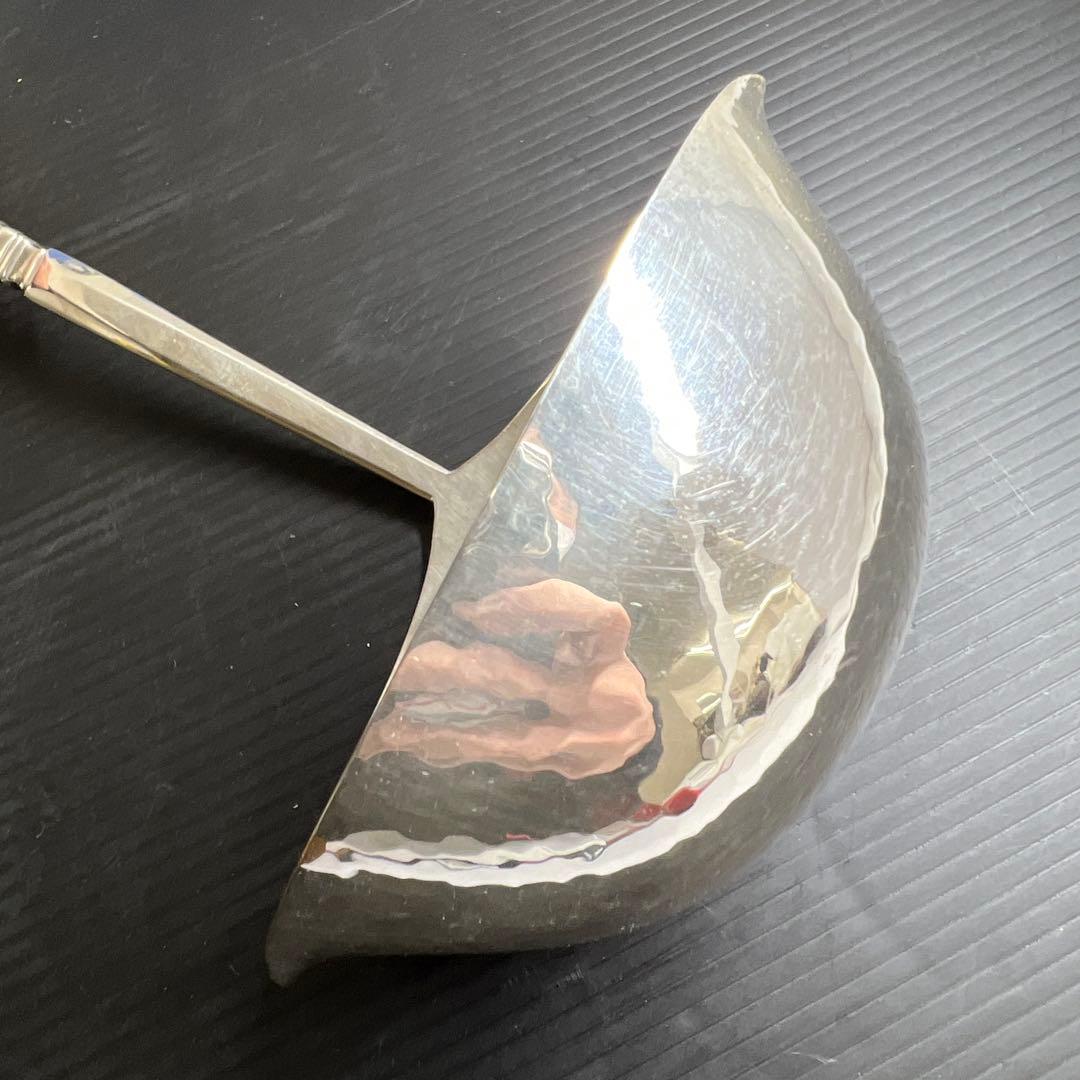 ジョージジェンセン　エコーンsterling925特大グレービーレードル208g