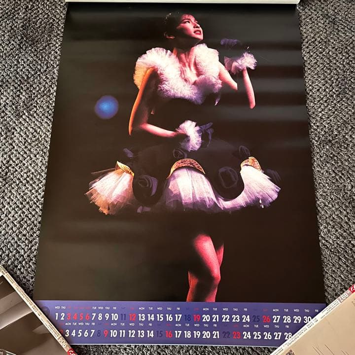 森高千里　希少　1991年　カレンダー　グッズ　ポスター　JULIA