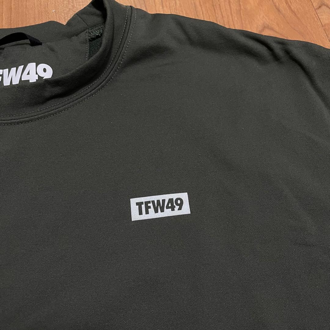 TFW49 Tシャツ XL グレー　カーキ　スウェット　junhashimoto