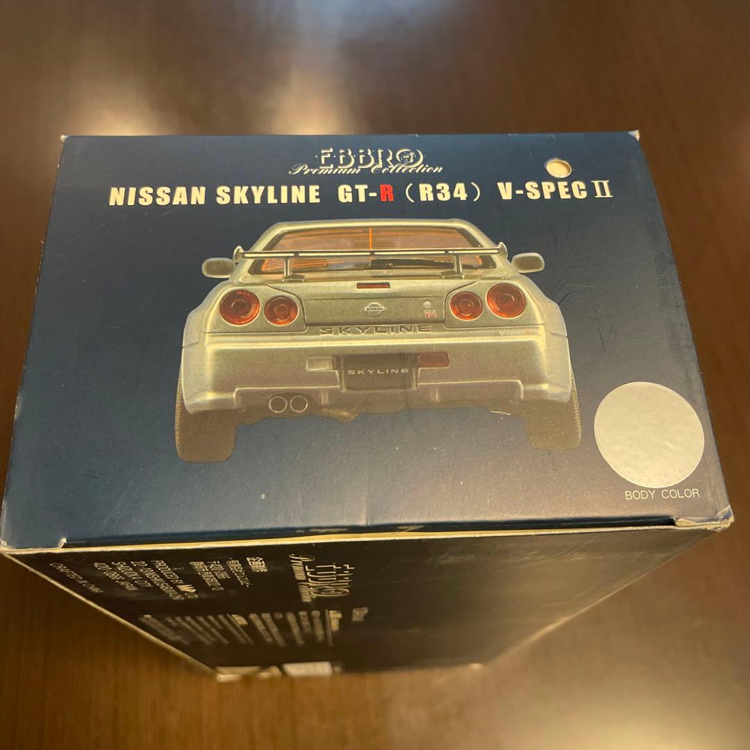 激レア品 エブロ SKYLINE GT-R R34 V-SPECⅡ 1/24