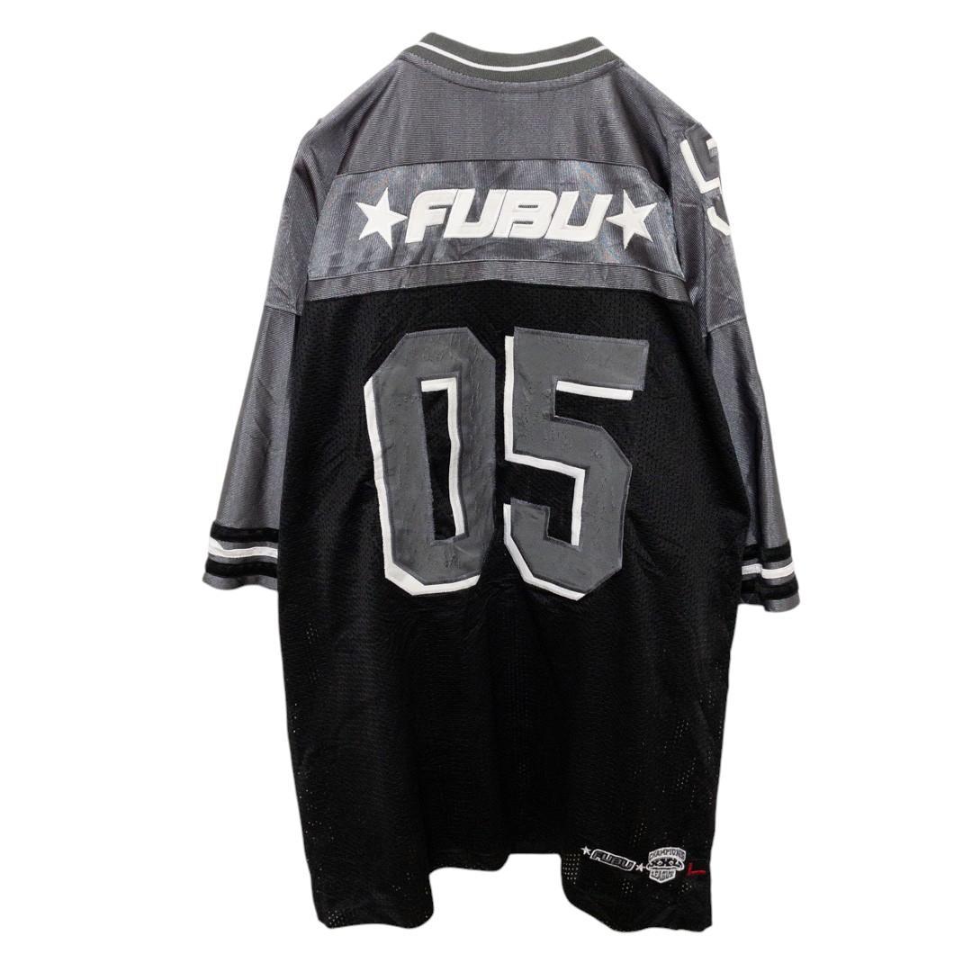 ☆FUBU☆ ヒップホップ ストリート オーバーサイズ ゲームシャツ C4858