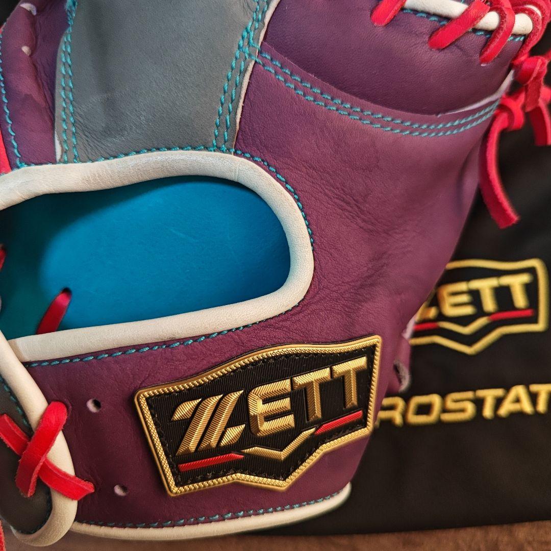 新品!型付け済！ZETTプロステイタス　軟式オーダーキャッチャーミット