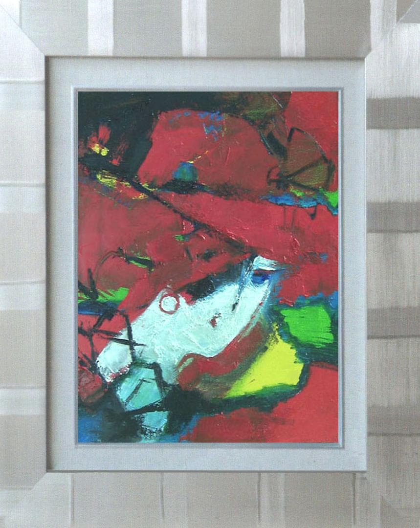 油絵 菅家令子 絵 絵画 インテリア uF6-071502 人物 女性像