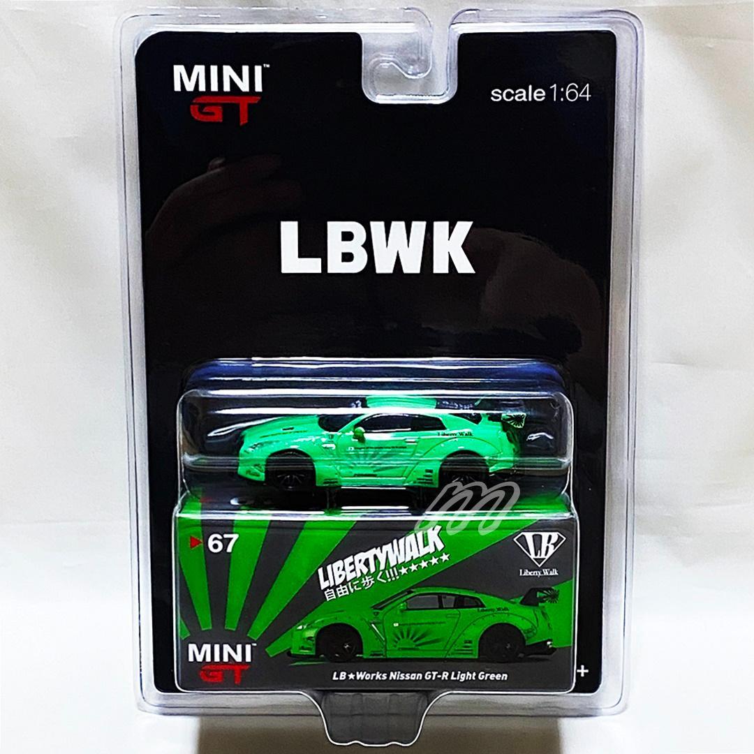 MINI GT LB★Works NISSAN GT-R Light Green
