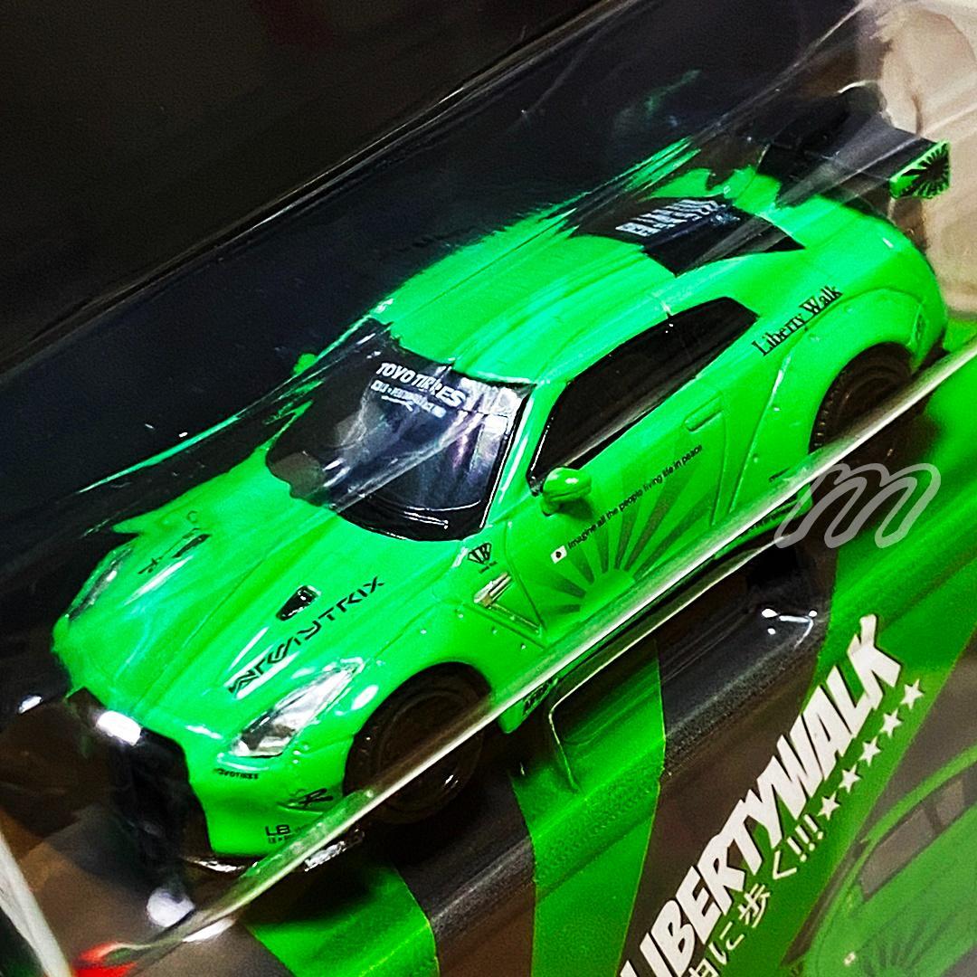 MINI GT LB★Works NISSAN GT-R Light Green