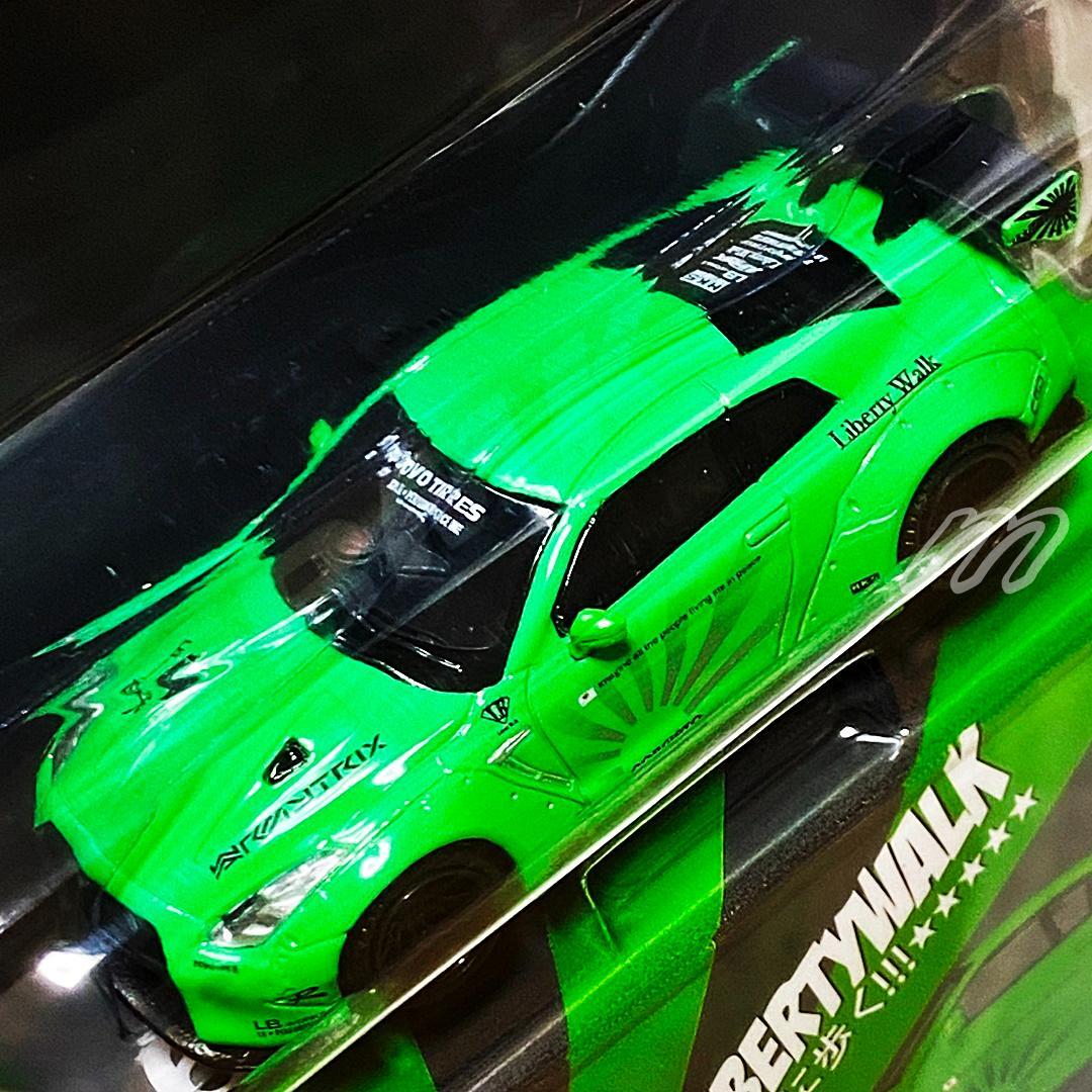 MINI GT LB★Works NISSAN GT-R Light Green