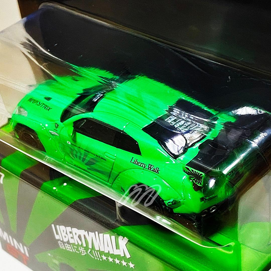 MINI GT LB★Works NISSAN GT-R Light Green