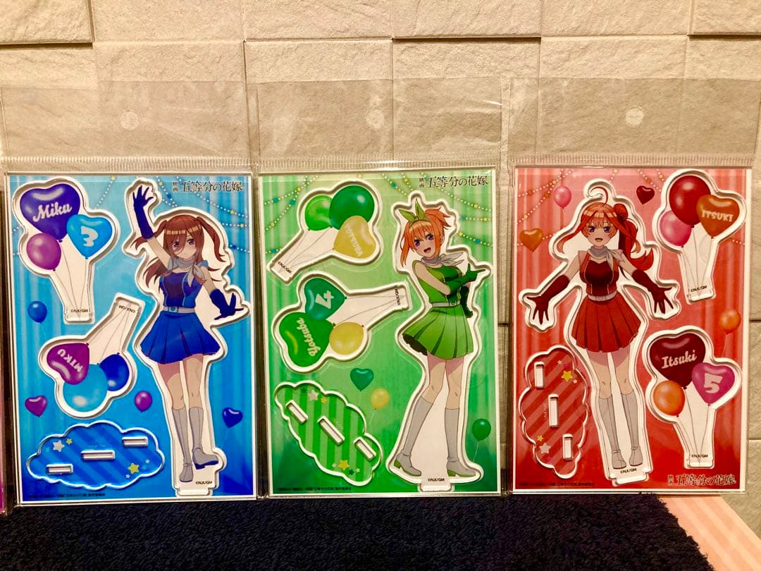 五等分の花嫁 TSUTAYA限定 学園アイドル アクリルスタンド アクスタ 新品