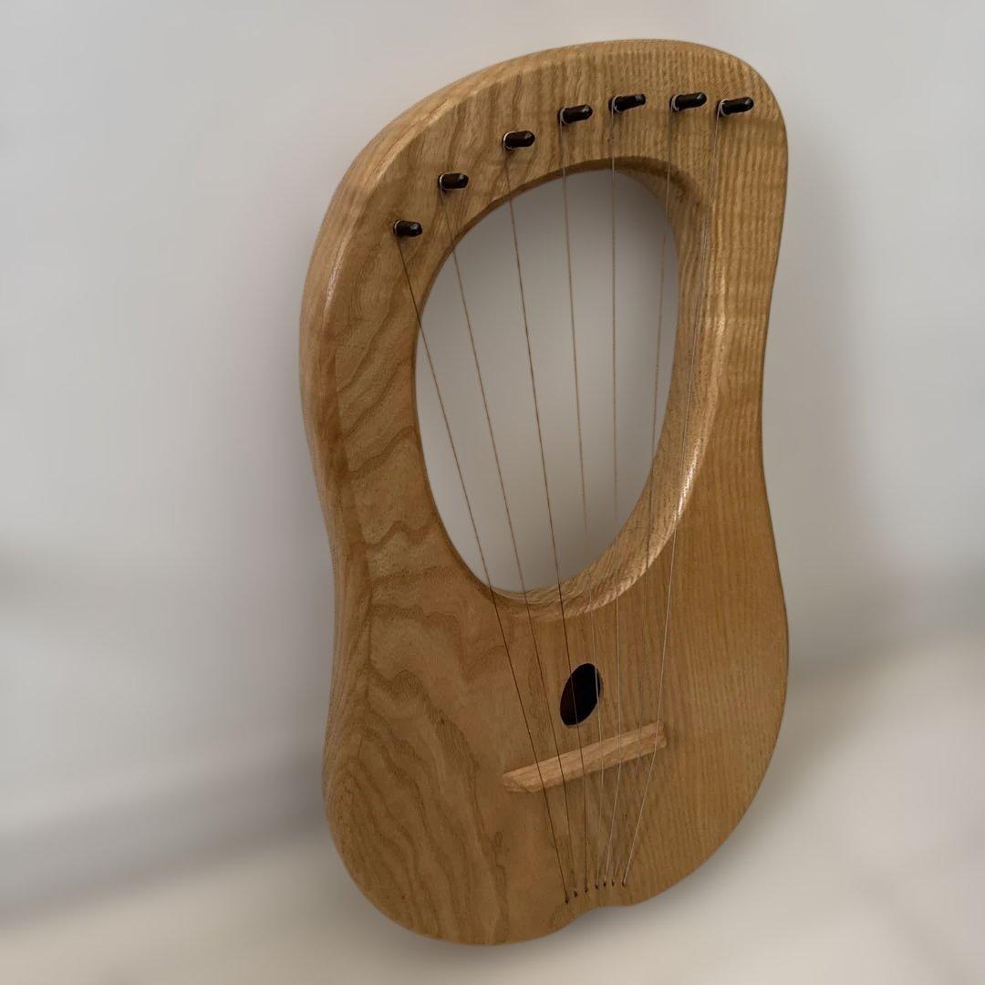【美品】ライアー　ハープ　7弦