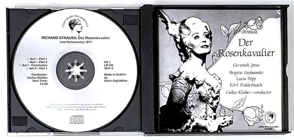 廃盤 CD 薔薇の騎士 1977年ライブ盤 DER ROSENKAVALIER