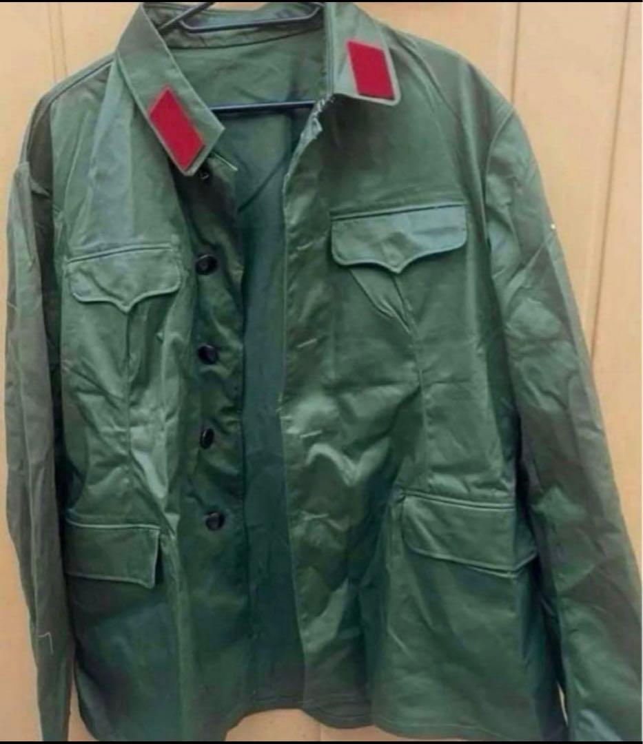 新品官給本物ベトナム戦争65式中国人民解放軍戦闘服上下帽子人民鞄セットX3着分