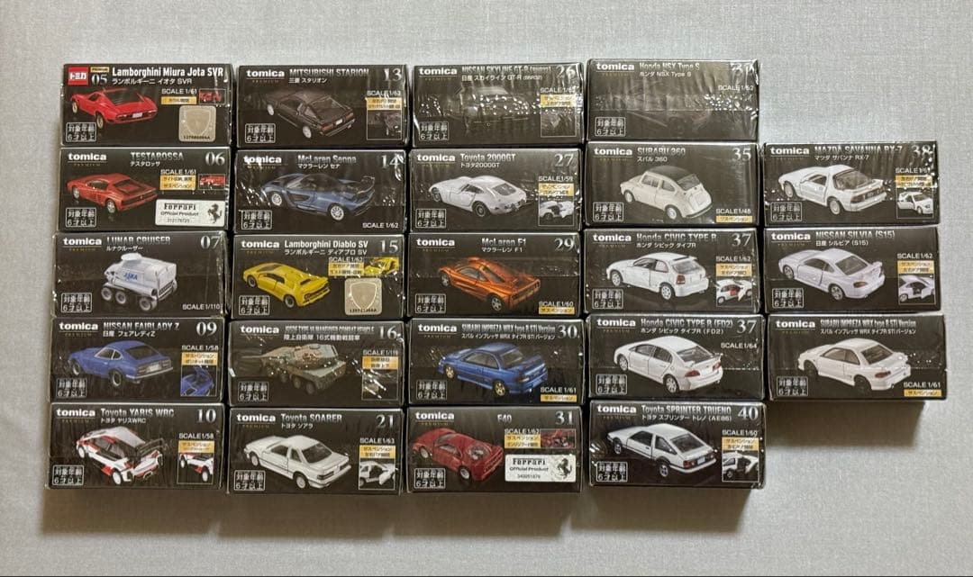 トミカプレミアム 23台セット