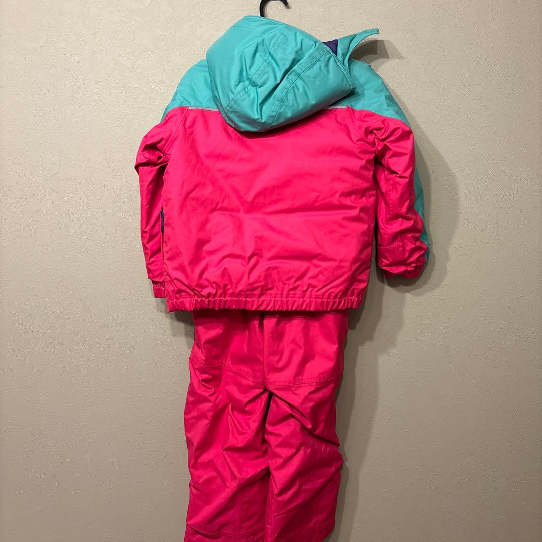 patagonia スキーウェア 5T ピンク/ターコイズ