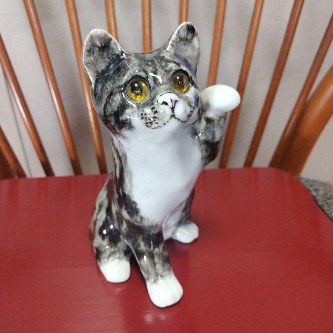 ウィンスタンレイキャット（ケンジントンキャット）片手を上げる可愛い猫、サイズ３