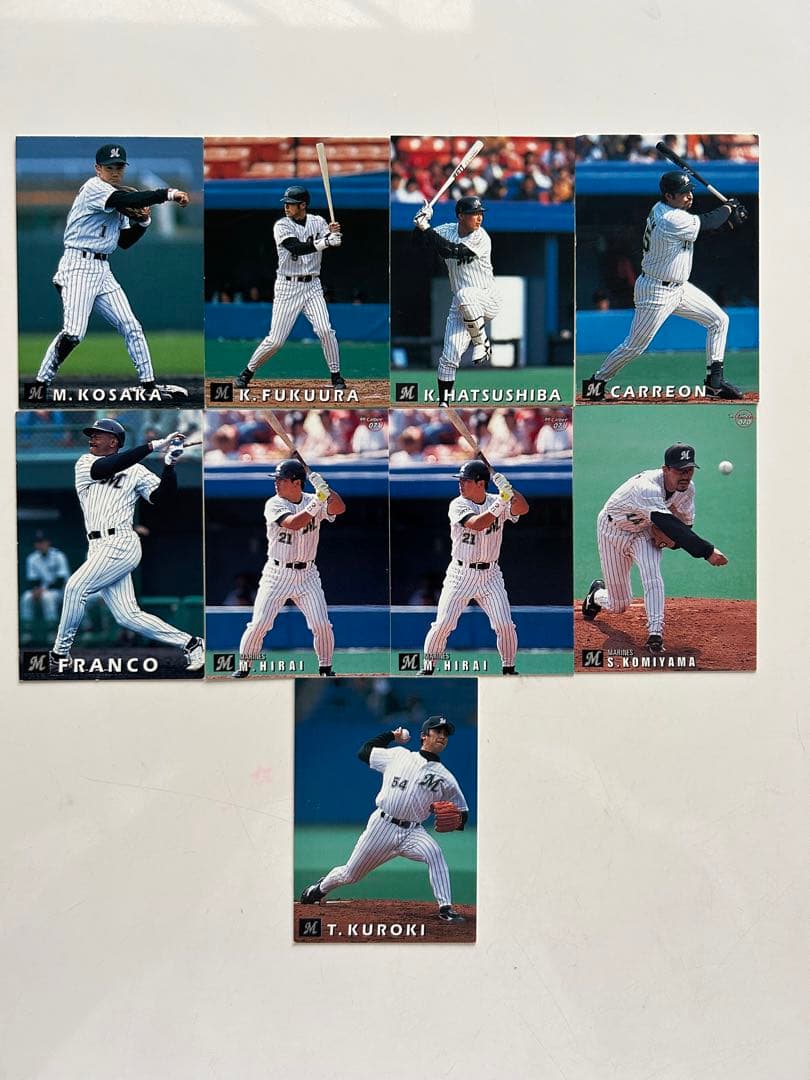 プロ野球チップスカード1998〜2000 パリーグ