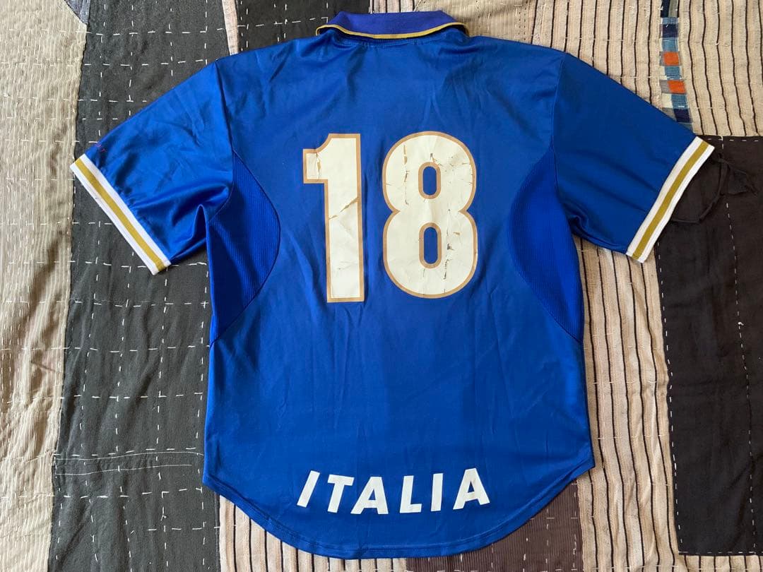 96-97 L ナイキ イタリア代表 vtg ユニフォーム バッジョ nike
