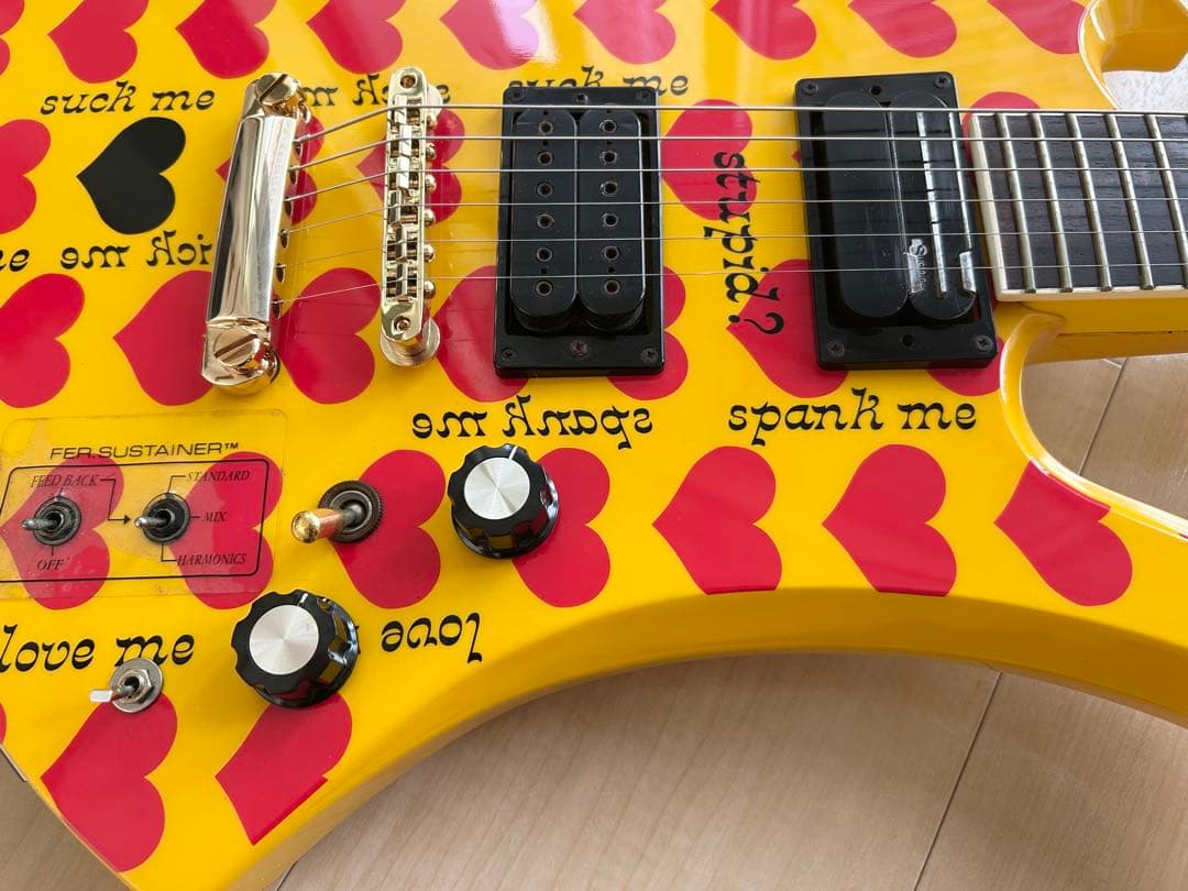Burny MG-145S／イエローハート／FERNANDES／hideモデル
