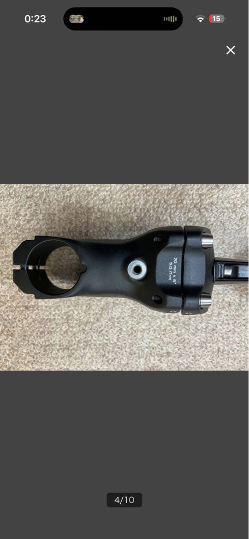 S-WORKS　Tarmac ターマック ステム　70mm　φ31.8　6D