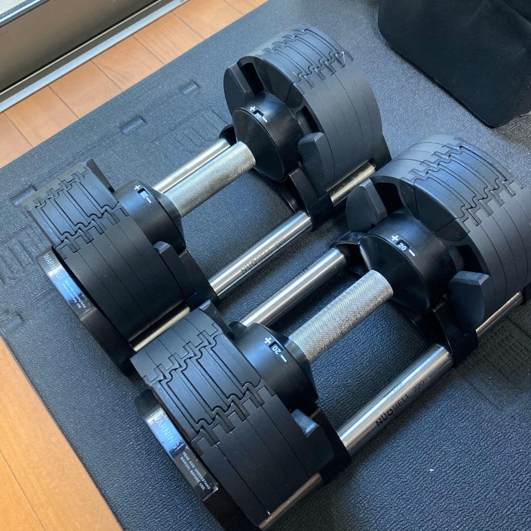 づ*し様 フレックスベル 可変式ダンベル 2個セット20kg 2kg刻み 手渡し