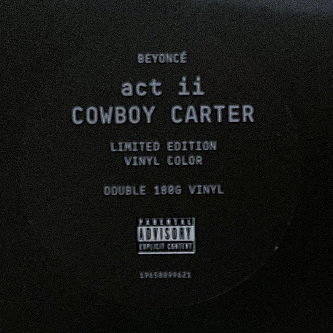 Beyoncé　Cowboy Carter　ビヨンセ　限定盤　レコード　2LP