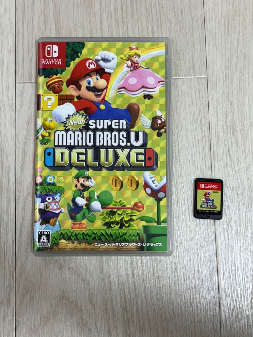【美品】Switch本体、スーパーマリオソフト2本セット