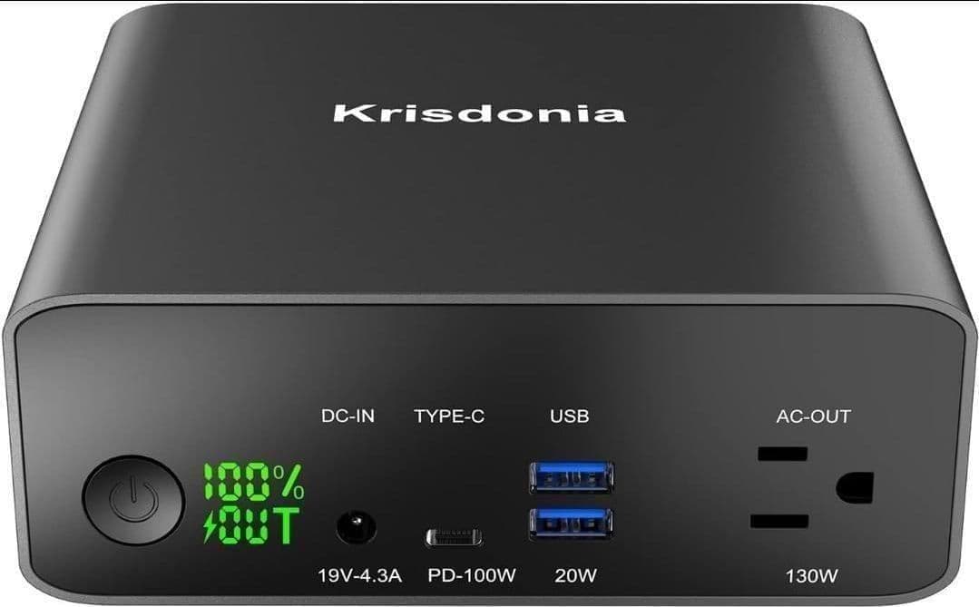 ポータブル電源 130W バッテリー 災害 防災 コンパクト 充電 AC出力