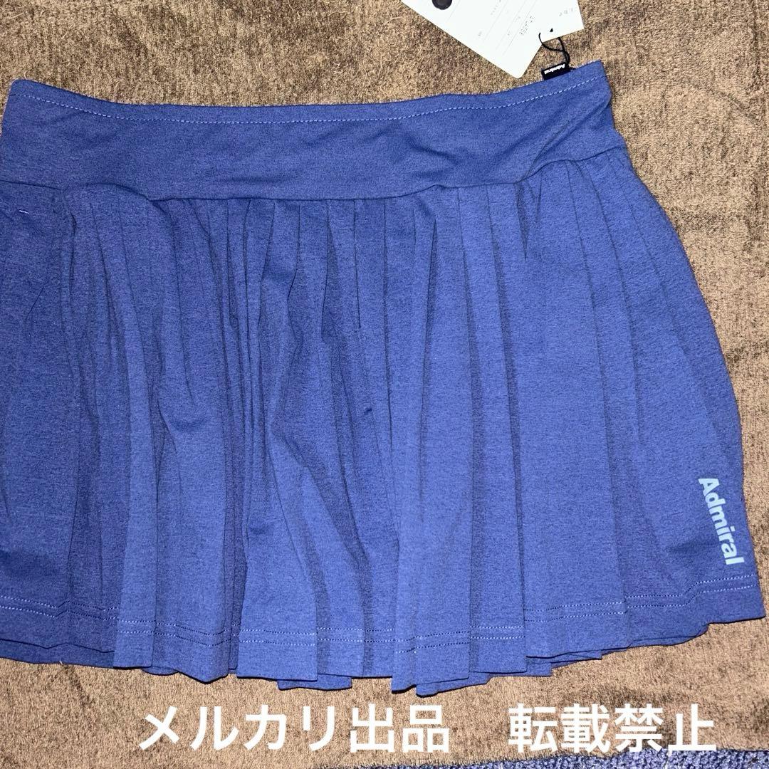 AdmiralプリーツスカートブルーXLゲームテニスウェアレディースアドミラル青