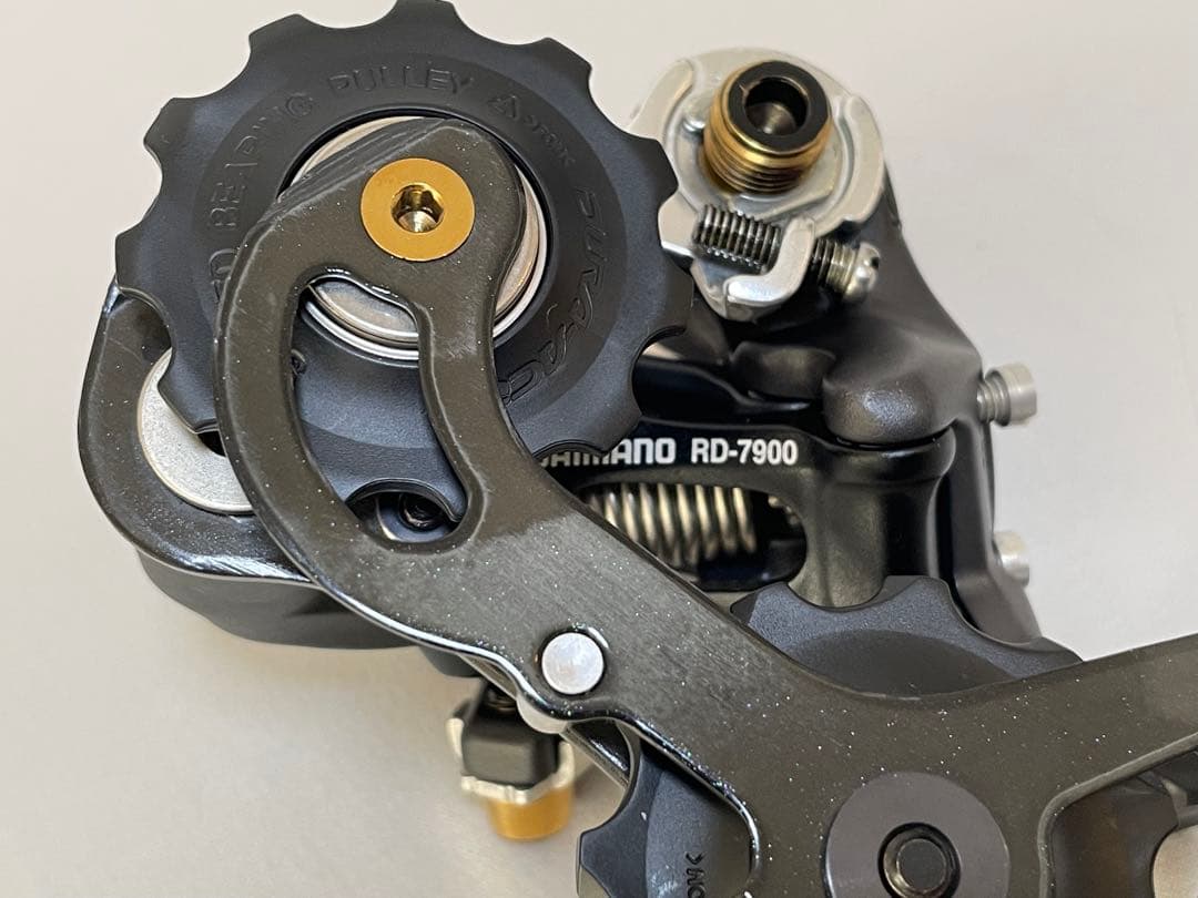 シマノDURA－ACEリヤ変速機「RD－7900」夢屋チタンボルト仕様中古品