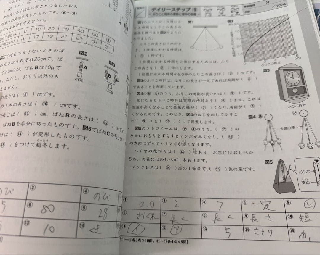 サピックスsapix5年　理科と社会　フルセット98冊　2022年版　一部未記入